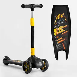 Самокат Best Scooter 25х55х58-71.5 см Різнокольоровий 000231713 - мініатюра 2