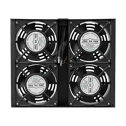 Вентилятор до комутаційних шаф глибиною 800 мм Trinix TRX-FAN4 Black (25-00128) - мініатюра 4