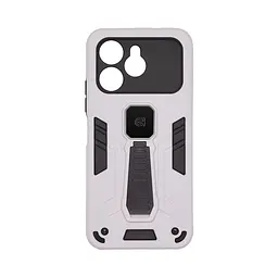 Чехол для TECNO Spark 40 4G, Proover, серый, с подставкой и магнитом, противоударный, ударопрочный, бронированный, панель-накладка, защита всего корпуса, термополиуретан (TPU) + поликарбонат (PC), ArmorStandart (ARM87281)