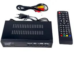 Цифрова ТВ-приставка Т2-тюнер DVB-T2/C IPTV з Wi-Fi, HDMI, USB, дисплеєм та пультом ДК, чорна - мініатюра 7