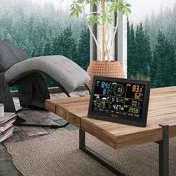 Метеостанція із сонячною панеллю VEVOR Profi 7-в-1 Wi-Fi - мініатюра 12