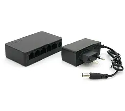 Ethernet-комутатор Merlion MG-1005, 5 портів, DC 5 В, 1000 Мбіт/с - мініатюра 1