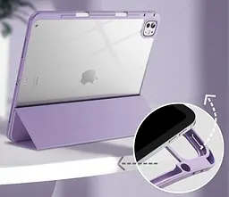 Чохол-книжка BeCover Soft Edge TPU з кріпленням Apple Pencil для Apple iPad Pro 13" M4 2024 Purple (711719) - мініатюра 2