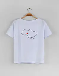Біла жіноча футболка "Україна Вінниця" XXXL