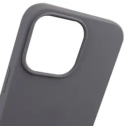 Чохол Epik Silicone Case Full Protective AA NO LOGO для Apple iPhone 15 Pro Max 6.7" Сірий/Dark Gray - мініатюра 4