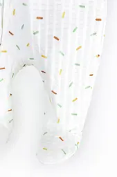 Чоловічок для немовлят на блискавці Confetti з тканини інтерлок жатка