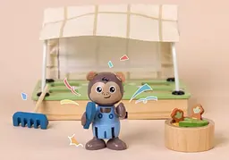 Дерев'яний розвиваючий набір Hape Органічна теплиця E3416 для юних садівників - мініатюра 7
