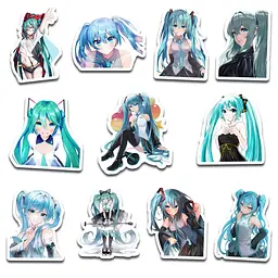 Стікерпак GeekLand Hatsune Miku 45 штук (SP GI HM 01) - мініатюра 2