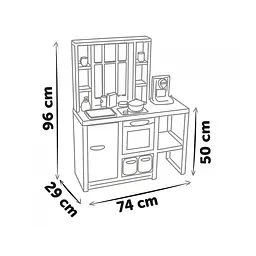 Інтерактивна кухня Smoby Toys Лофт з кавомашиною та звуковим ефектом (312600) - мініатюра 3
