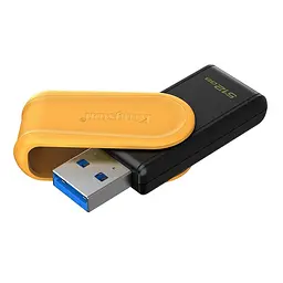 Флеш-накопичувач Kingston USB 3.2 DT Exodia S 512GB Чорний/Yellow - мініатюра 3