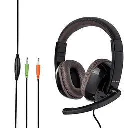 Дротова ігрова гарнітура Koni Strong Gaming KS-996, 2x3.5mm, 2m, black - мініатюра 4