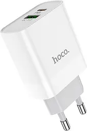 Зарядний пристрій HOCO C80A Plus Rapido PD20W+QC3.0 white - мініатюра 3