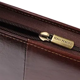 Папка з блокнотом із гладкої натуральної шкіри Tony Perotti 20849_1 (1278L moro) коричнева - мініатюра 5