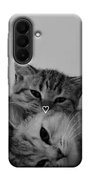 TPU чехол Demsky Grey cats для Samsung Galaxy A27