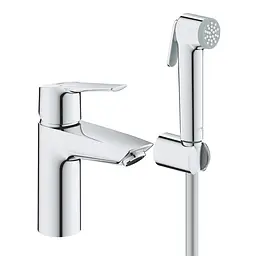 Змішувач з гігієнічною лійкою Grohe QuickFix Start S-Size 23123003, Хром