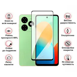 Скло захисне BeCover Tecno Spark Go 2024 (BG6) Black (710484) - мініатюра 3