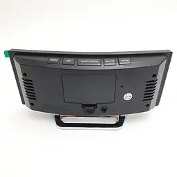 Дзеркальний електронний LED годинник настільний з вигнутим екраном від USB UKC DT-6507 чорний - мініатюра 12