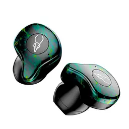 Бездротові Bluetooth навушники Sabbat X12 Ultra Dream Stone з підтримкою aptX чорно-зелені - мініатюра 2