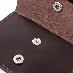 Чоловіче шкіряне портмоне SHVIGEL 9,3х9,5х1,3 см acs0022801 - мініатюра 3