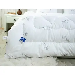 Ковдра зимова зі штучного лебединого пуху Руно Silver Swan 140х205 см білий - мініатюра 6
