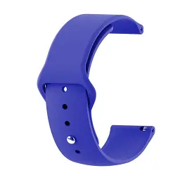 Силіконовий ремінець BeCover для Amazfit Stratos 1/2/2S/3/GTR 2/GTR 47mm/GTR Lite 47mm/Nexo/Pace Dark-Blue (706374) - мініатюра 1