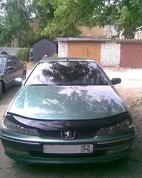 Дефлектор капоту мухобійка для Peugeot 406 1995-1999