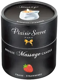 Масажна свічка Plaisir Secrets Strawberry 80 мл