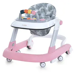 Ходунки ME 1163 MULTIWAY 2в1 з музикою та світлом рожеві (ME 1163 Pink)