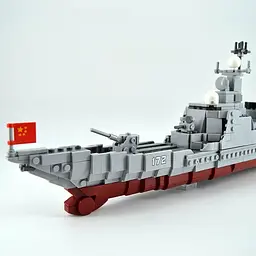 Конструктор XingBao Ракетний Есмінець 052D ВМС Китаю 1359 Деталей - мініатюра 5