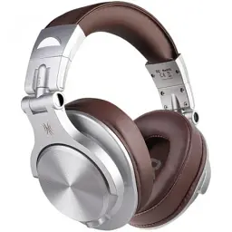 Навушники OneOdio Fusion A70 Bluetooth+3,5мм/6,35мм Silver/Brown (A70 Silver Brown) - мініатюра 2
