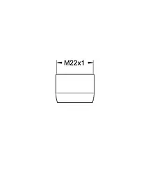 Аератор М 22 х 1 Grohe 13967000, Хром - мініатюра 2