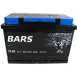 Акумулятор Bars 75Ah Н Ев (-/+) 650EN 278x175x175 мм