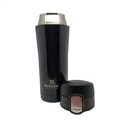Термочашка Krauzer 350 мл чорна (86-500Shiny Black) - мініатюра 2