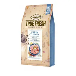 Корм сухий Carnilove True Fresh Cat Fresh Turkey для дорослих котів з індичкою 1,8 кг