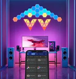 Світлодіодні панелі Govee Glide Hexa Light Panels 10шт (H6061) [87060] - мініатюра 5