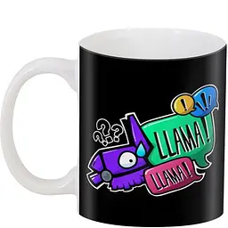 Кухоль GeekLand Fortnite Фортнайт FT.02.48 Llama at 250! 330 мл білий - мініатюра 3