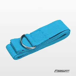 Ремінь для йоги EasyFit світло-блакитний - мініатюра 2