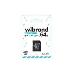 Карта пам'яті Wibrand 64GB mictoSD class 10 UHS-I (WICDXU1/64GB-A) - мініатюра 2