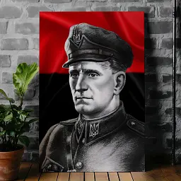 Інтер'єрна картина Шухевич Роман Осипович, Україна, істория, 60×41 см (id5255)
