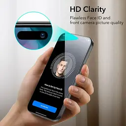 Захисне скло ESR Tempered-Glass Screen Protector для iPhone 15 Pro Max (2 шт.) (1D6730202) - мініатюра 3