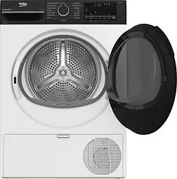 Beko Сушильна машина тепловий насос, 7кг, A++, 55см, дисплей, пара, підсвітка барабану, білий - мініатюра 3