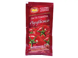 Томатна паста ЧУГУЄВ ПРОДУКТ Чугуївська 70г пастеризована 25% соше