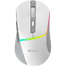Комп'ютерна мишка Xtrike Me GM-322 ігрова 7200dpi. 6кн. RGB біла (GM-322WH)