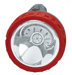 LED ліхтар акумуляторний світлодіодний ручний прожектор з бічною панеллю 5W + 25Led Yajia YJ-2829 - мініатюра 7