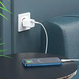 Зарядний комплект Hoco Rigorous charger set N19 Type-C to Lightning cable 25W білий - мініатюра 5