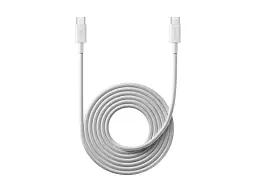 Кабель USB Type-C Xiaomi Braided Type-C-Type-C 6A 2m (BHR087AGL) White