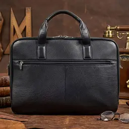Чоловіча сумка-портфель Tony Perotti New Contatto 9957-39 (90640) Чорна - мініатюра 2