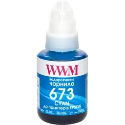 Чорнило WWM Epson L800 140г Cyan (E673C)