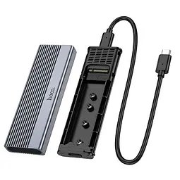 Зовнішня кишеня Hoco HB47 M.2 SSD Enclosure(USB3.1/6Gbps) Gray - мініатюра 3