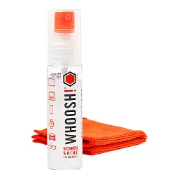 Спрей для очищення Whoosh! Screen Shine GO 30ml, microfiber 14x14cm (1FG30ENFR) - мініатюра 2
